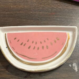 Watermelon dish for jewelry